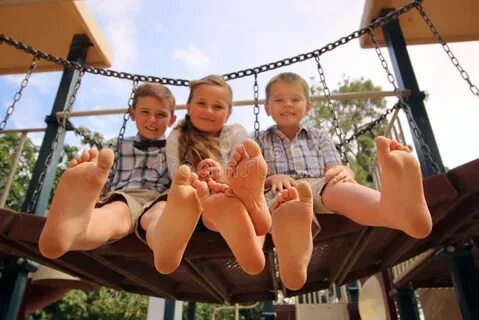 Children feet video