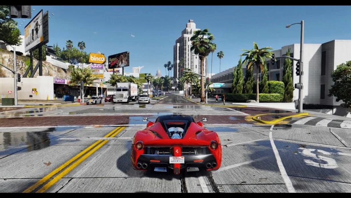Лучшая графика для гта 5 онлайн The 'Realistic Graphics Mod' for GTA 5 Looks Incredible YouTube