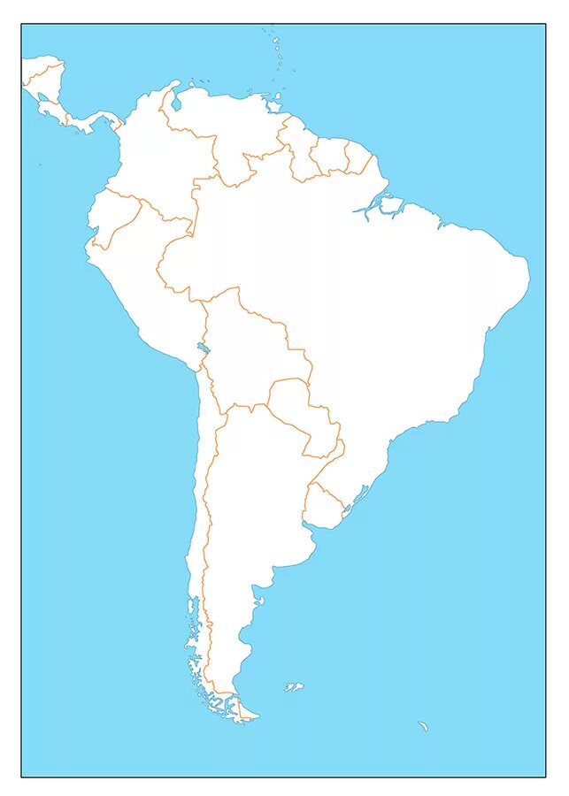 Пустая карта Южной Америки. Политическая карта Южной Америки контурная карта. Карта Южной Америки контур. Пустая физическая карта Южной Америки. Подпишите на контурной карте южной америки названия