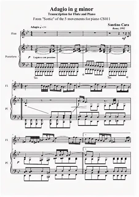 Adagio in d minor. Adagio in d minor