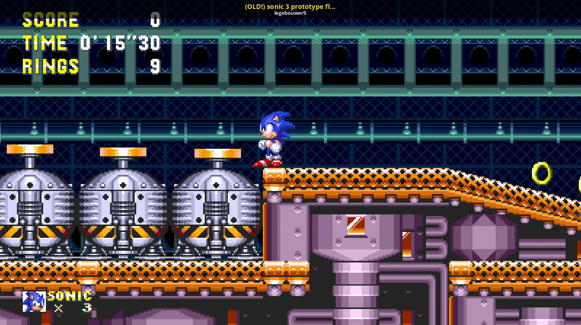 Extra slot sonic 3 air. Соник 3 и НАКЛЗ прототип. Соник 1 прототип. Соник 3 a.i.r. Sonic 3 Air ROM.