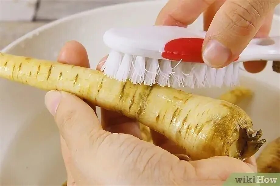Как быстро почистить корень хрена