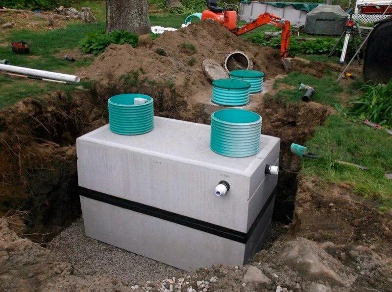 6». схема установки бетонных колец септика. септик при высоком угв. септик далос био. септики какие лучше для дома.