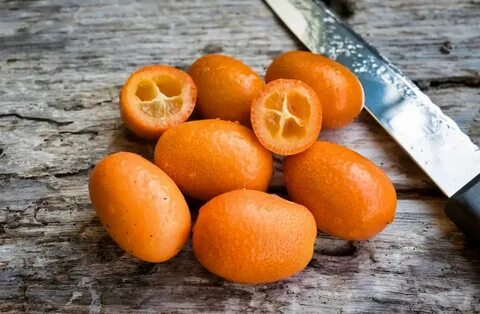 Маленький фрукт кумкват