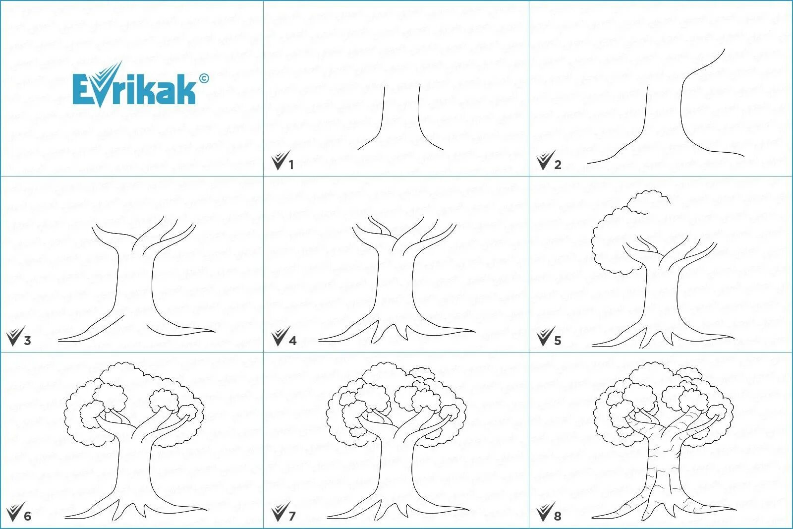Поэтапное рисование де. Дерево для рисования. Пошаговое рисование дерева. Поэтапное рисование дерева. Рисование деревьев для дошкольников.