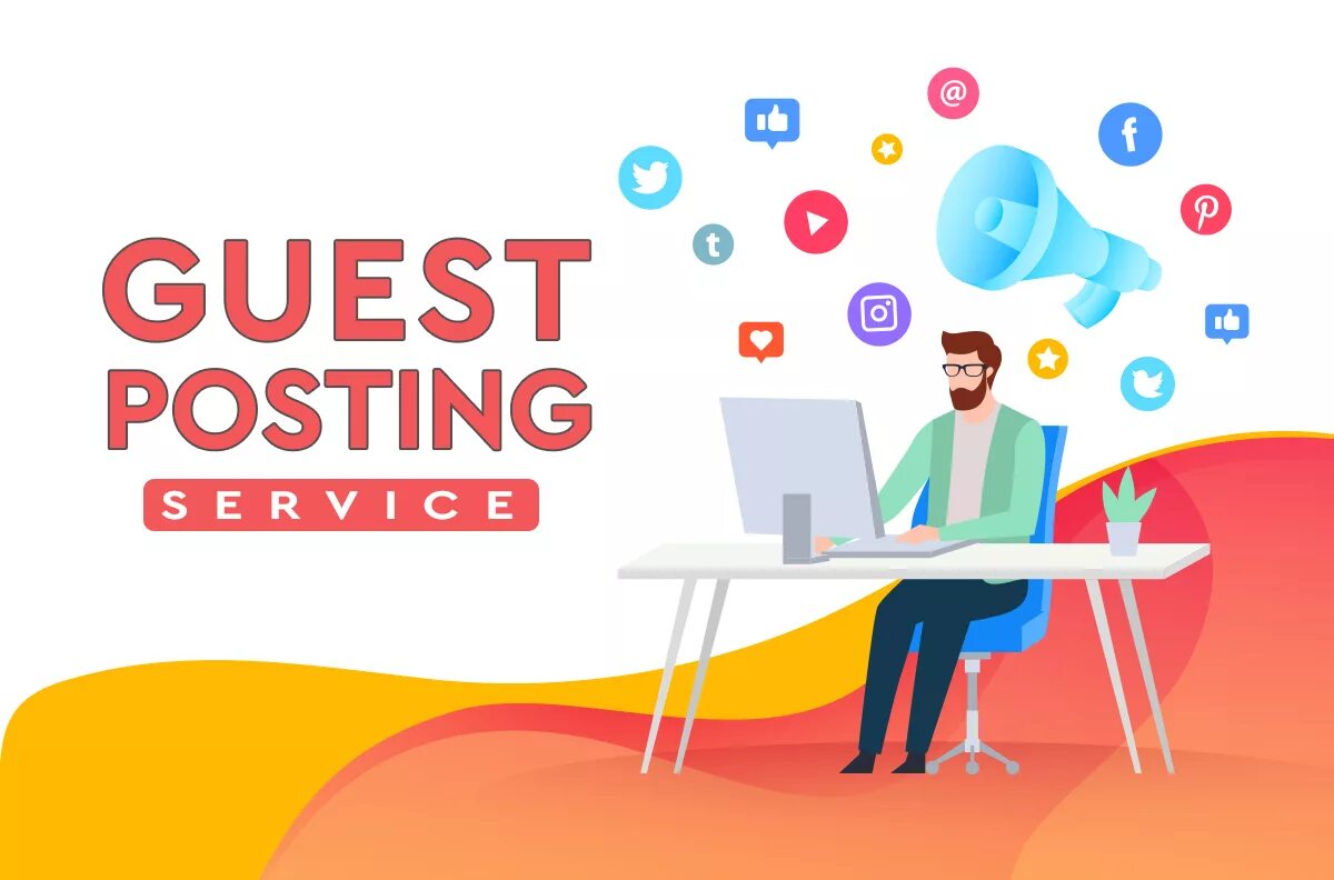 Guest posting. Guest Post service. SEO Guest posting\. Guest Posts logo.