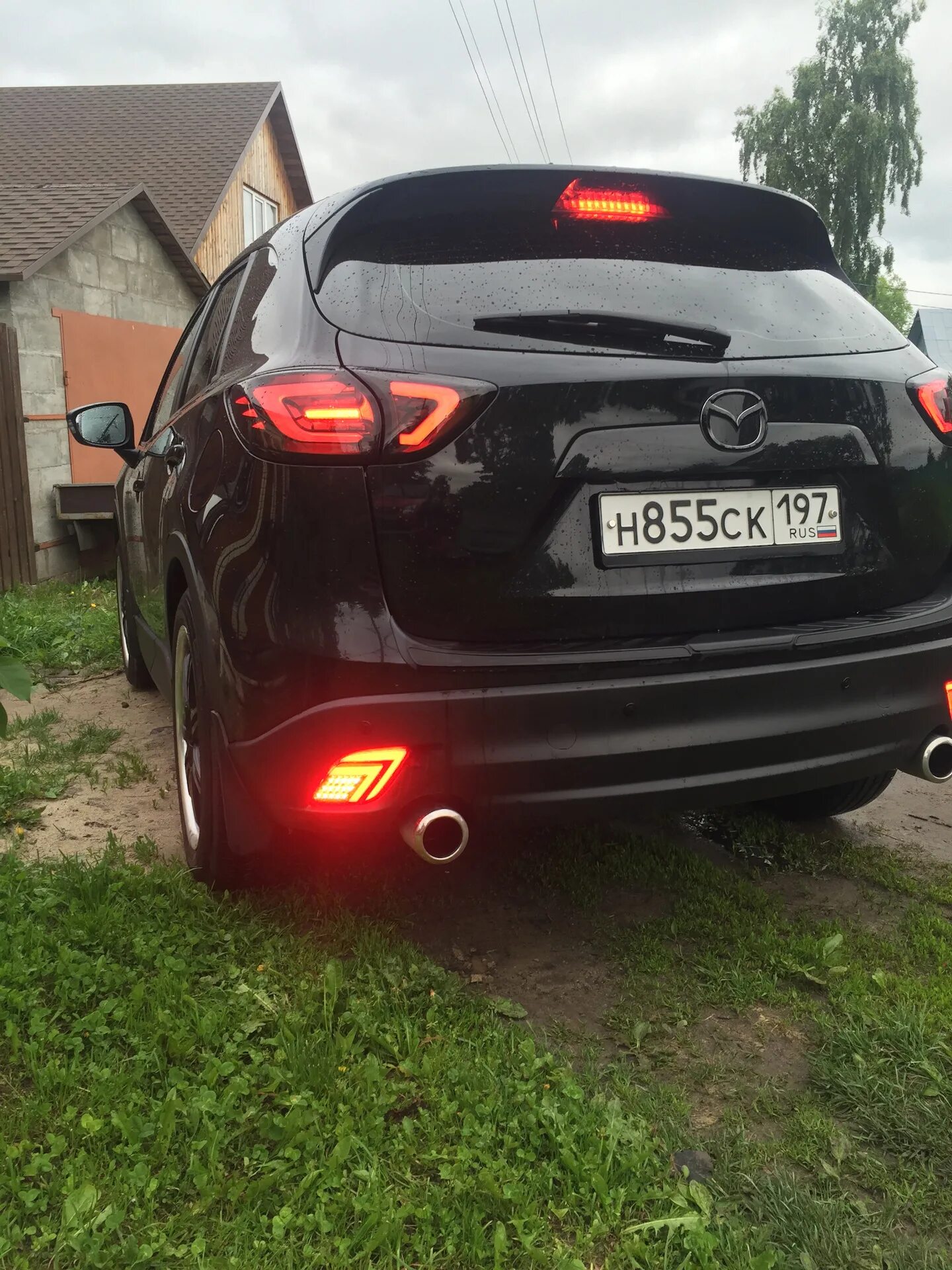 Задние дхо. Оранжевые ходовые огни Mazda cx5. Катафот в Мазда СХ-5. CX-5 задние ходовые огни.