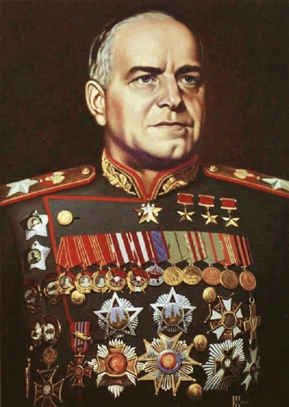 Маршал Жуков портрет.