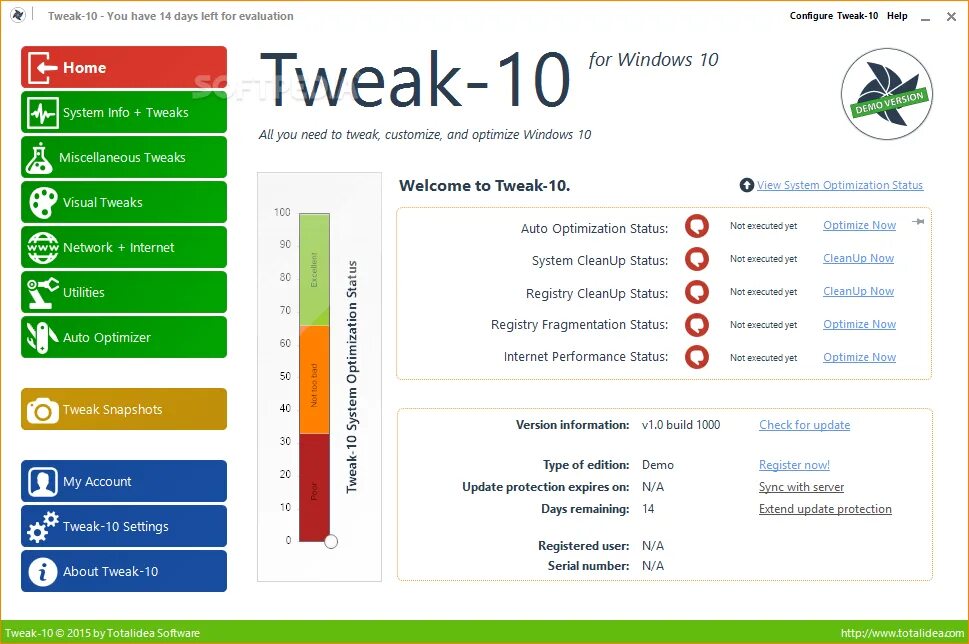 Optimized tweaks