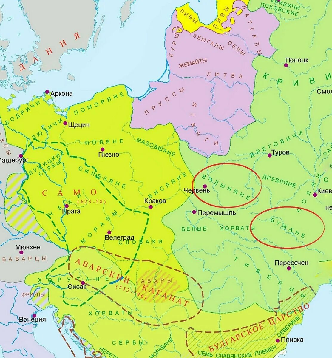 Расселение восточнославянских племенных союзов. Расселение бужане , волыняне , Дулебы. Дулебы племена. Дулебы восточнославянское племя. Восточнославянских племен vi – IX ВВ.). Карта.