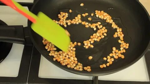Как сделать попкорн на сковороде