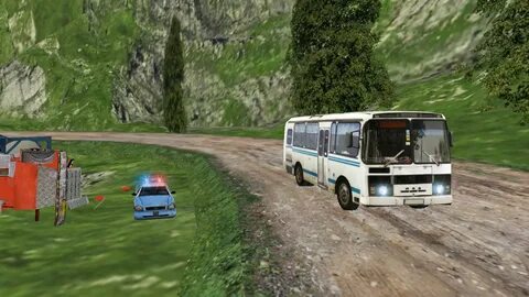Игра автобус в горах