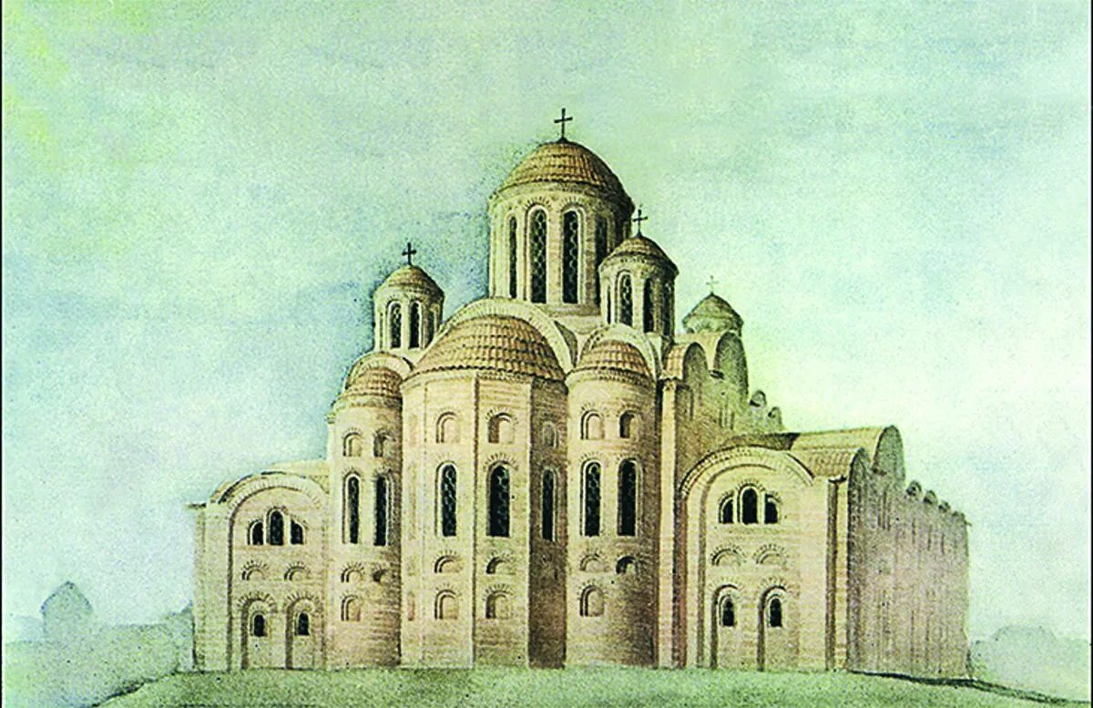 1 каменная церковь. Десятинная церковь в киеве. храм успения богородицы десятинная церковь. церковь богородицы ( десятинная) в киеве.. десятинная церковь в киеве реконструкция.
