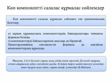 Ынгайлас салалас курмалас сойлем