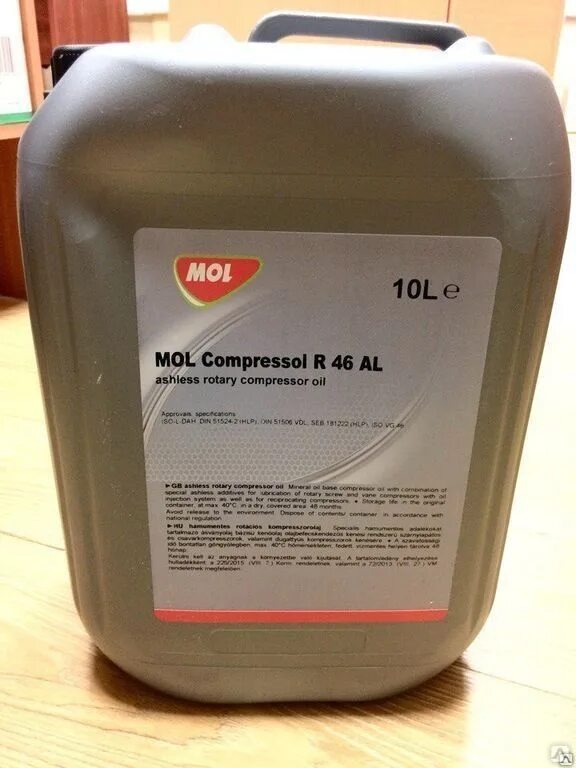 Mol compressol v. Mol compressol r46al производитель. Масло компрессорное chkz compressol 46. Масло компрессорное 46 синтетик. Масло компрессорное chkz compressol 46.