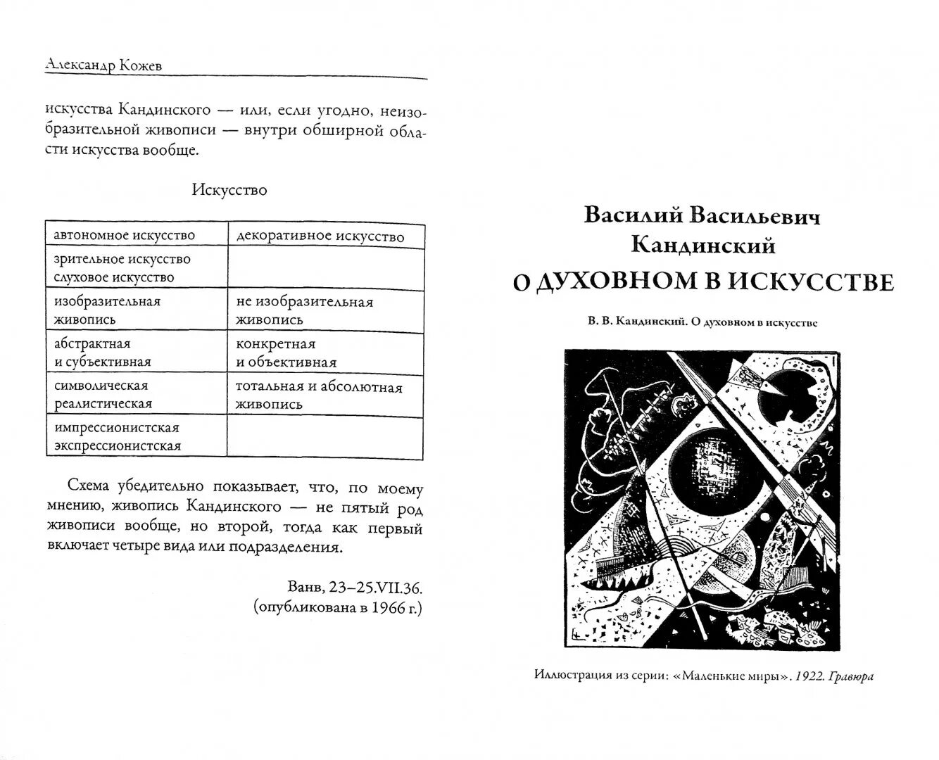 Сообщение о духовном искусстве. Кандинский книга о духовном искусстве. О духовном в искусстве. Кандинский о духовном в искусстве первое издание.