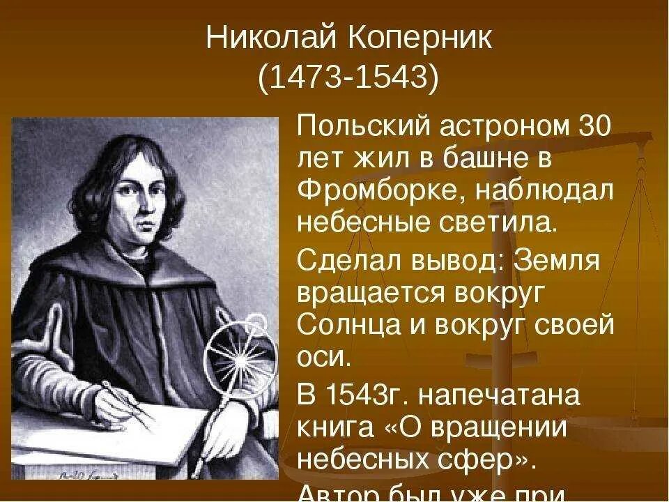 Коперник идеи