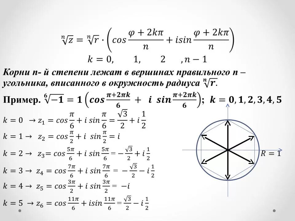 Z корень 5. Извлечение корня 4 степени из комплексного числа. Формула извлечения корня из комплексного числа. Корень 3й степени из комплексного числа.