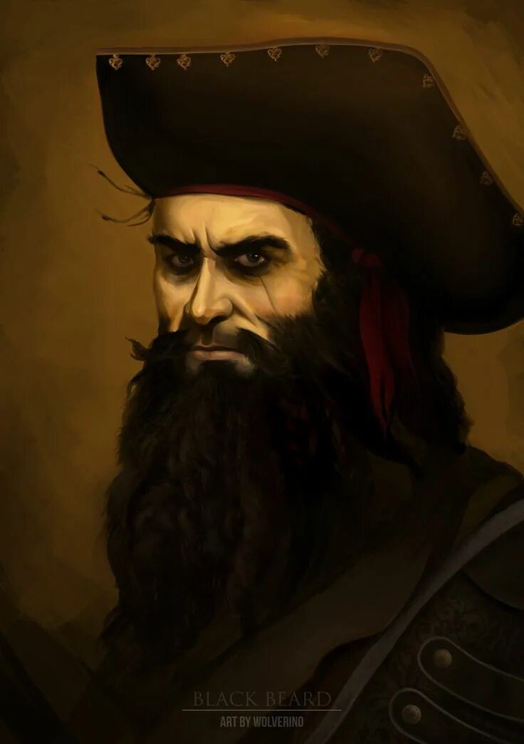 Пираты черный капитан. Пират Тич черная борода. Борода пирата черная.