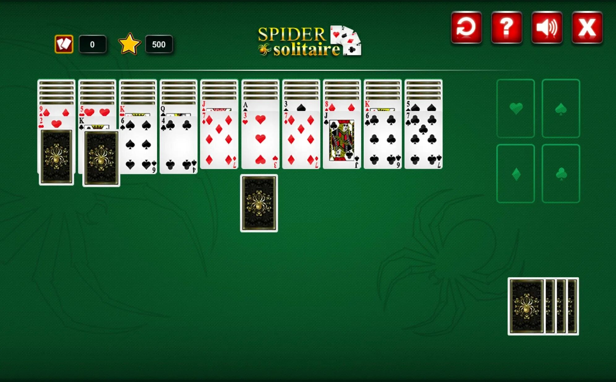 Демон пасьянс играть. Пасьянс паук. Spider Solitaire. Solitaire Deluxe. Пасьянс паук концовка.