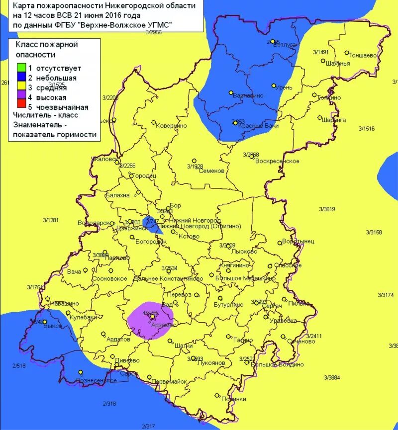 Верхне волжское угмс. Вознесенский район Нижегородская область на карте. Карта пожароопасности Нижегородской области. Карта Вознесенского района Нижегородской области. Карта Нижегородской области подробная.