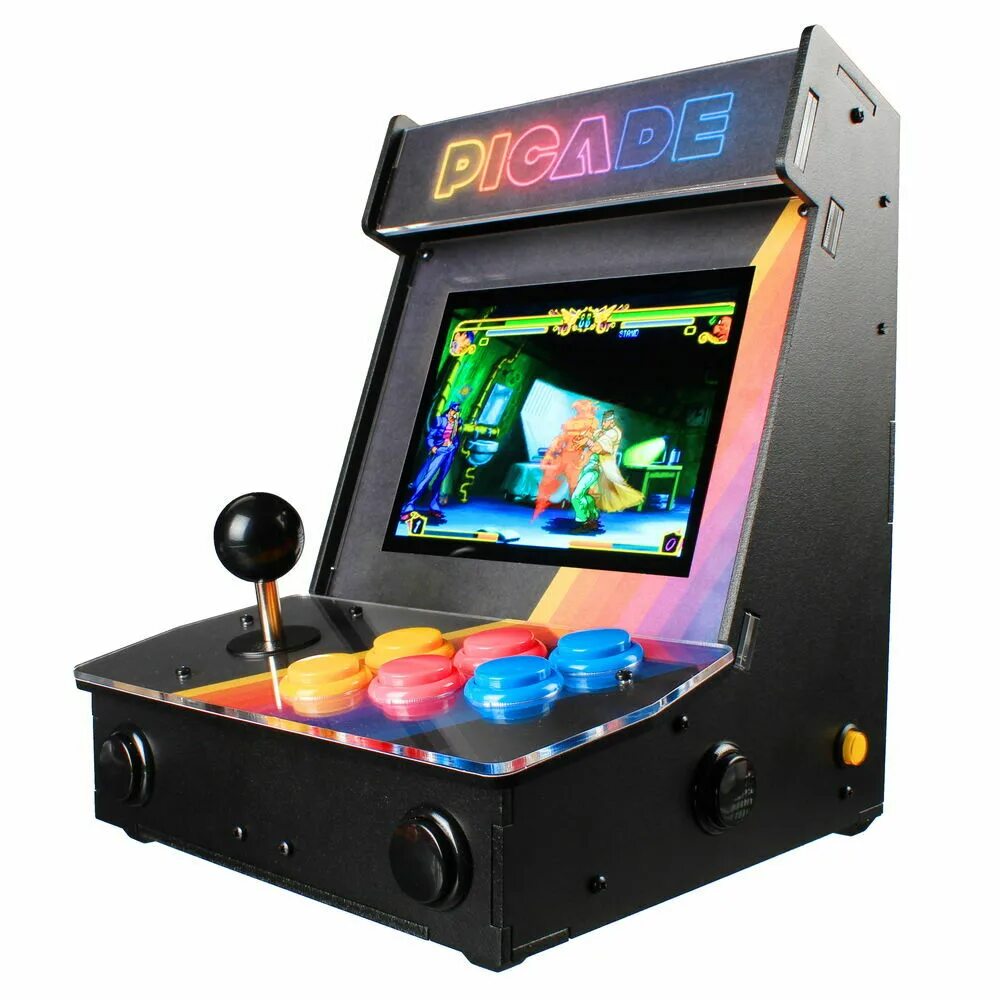 Пи игровые автоматы fan. Pimoroni Picade. Аркадный автомат на Raspberry Pi. Игровой автомат на Raspberry Pi. Pimoroni Picade 8.