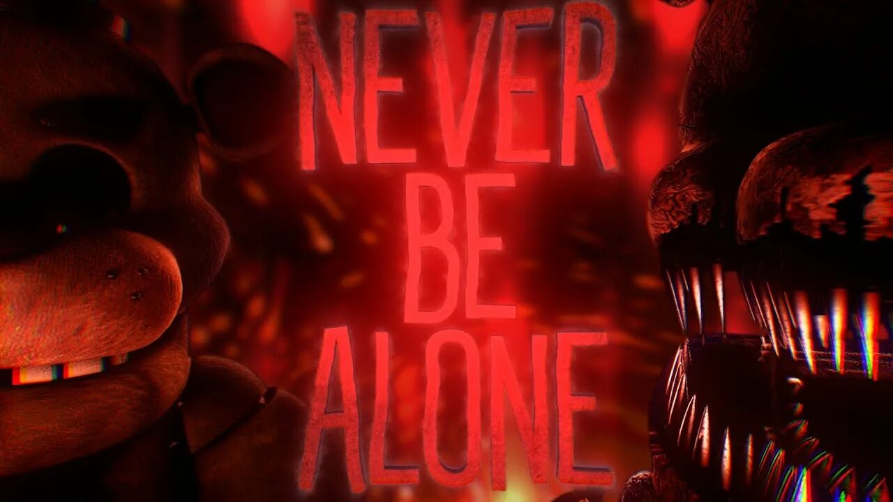 FNAF Alone. FNAF 4 С камерами. Never be Alone FNAF. ФНАФ ар меню.