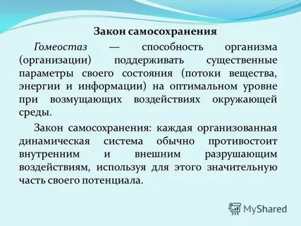 Понятие закона и закономерности