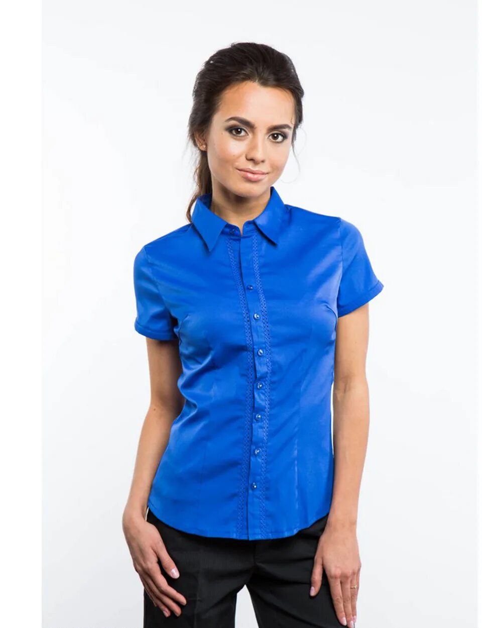 44 размер блузки. Синяя рубашка женская. Блузка с коротким рукавом. Блузка женская с коротким рукавом. Рубашка с коротким рукавом женская.