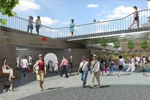 Метро китай город парка зарядье