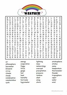 Weather wordsearch