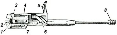 Затвор автомата ак 74