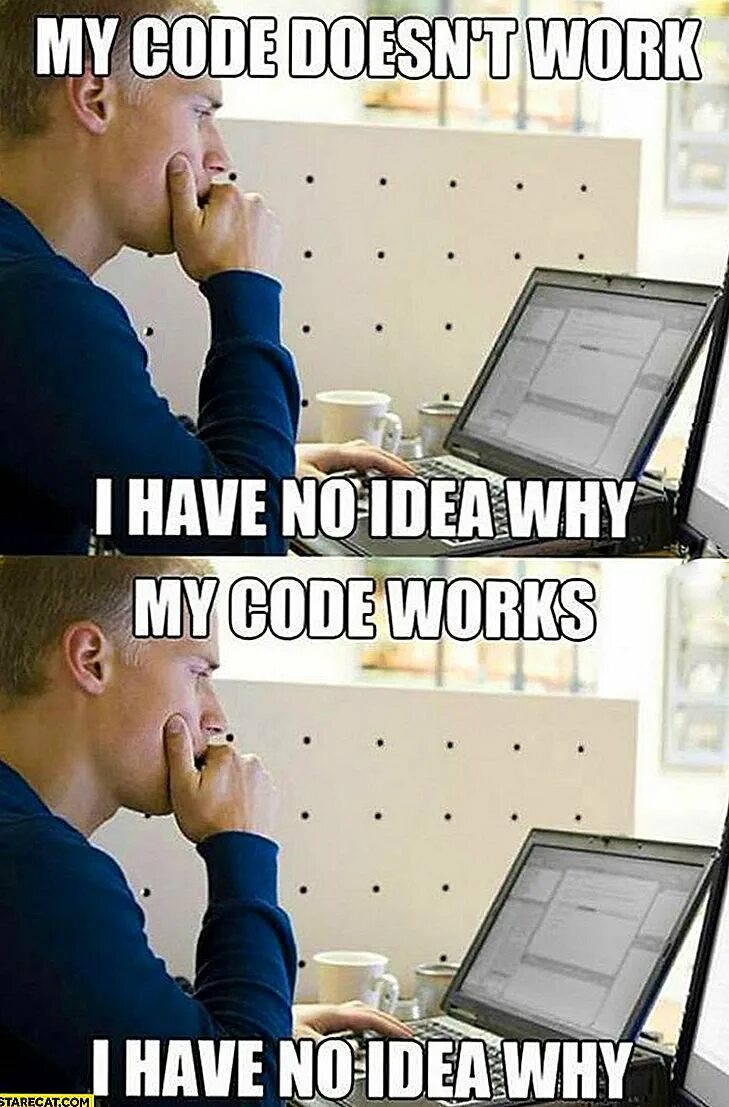 Скажи почему не работает. Шутки про программистов. Программист приколы. Мемий про праграмистов. Мемы про программирование.
