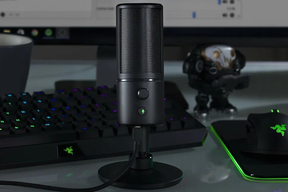 Микрофон стримера купить. Микрофон Razer Seiren. Микрофон Razer Seiren x USB. Микрофон Razer Seiren x (rz19-02290100-r3m1). Микрофон Razer Seiren x черный.