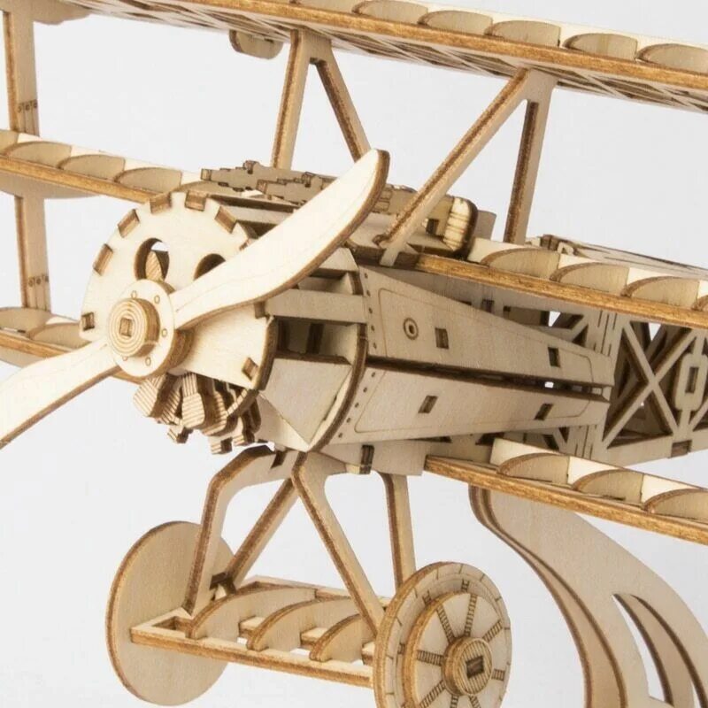 Деревянный конструктор robotime. Конструктор robotime tg501. robotime 3d пазл японский. сборные деревянные модели - woodcraft construction kit. 3d пазл &quot;аэроплан&quot;.
