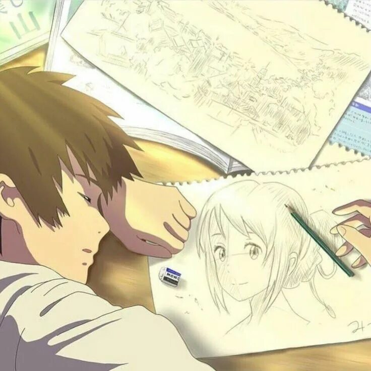 Kimi to no mousou sketch. Kimi to no mousou sketch