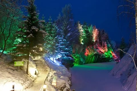 Зимой в рускеала