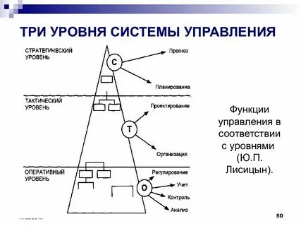 Уровни системы управления медицинской организации