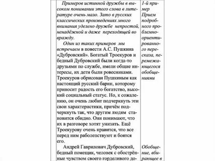 Пример истины из литературы