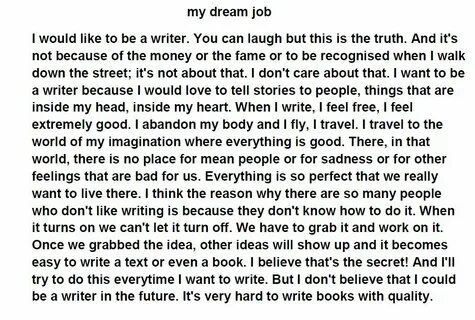 My english dream