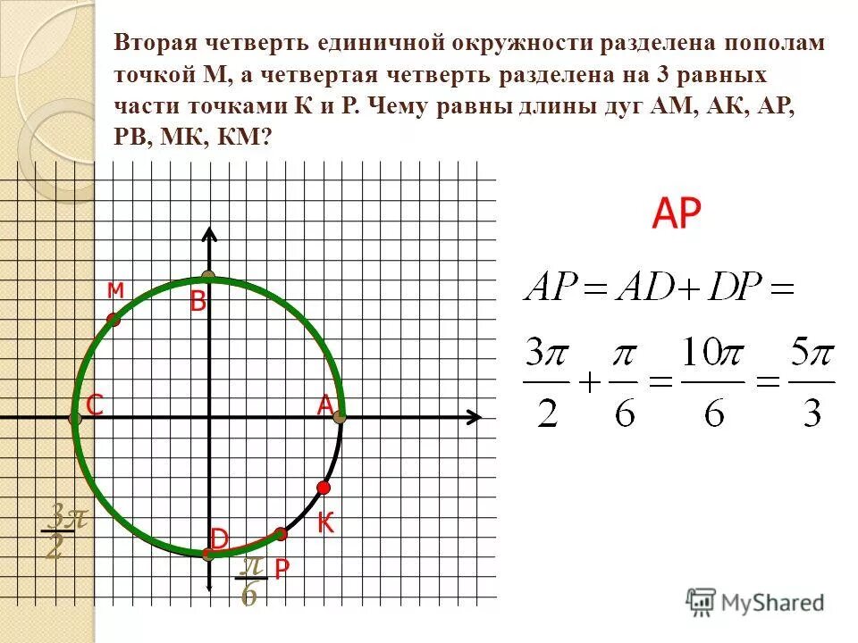 четверти числовой окружности. четверти тригонометрической окружности. четверти единичной окружности. тригонометрический круг четверти. определите в какой четверти находится.