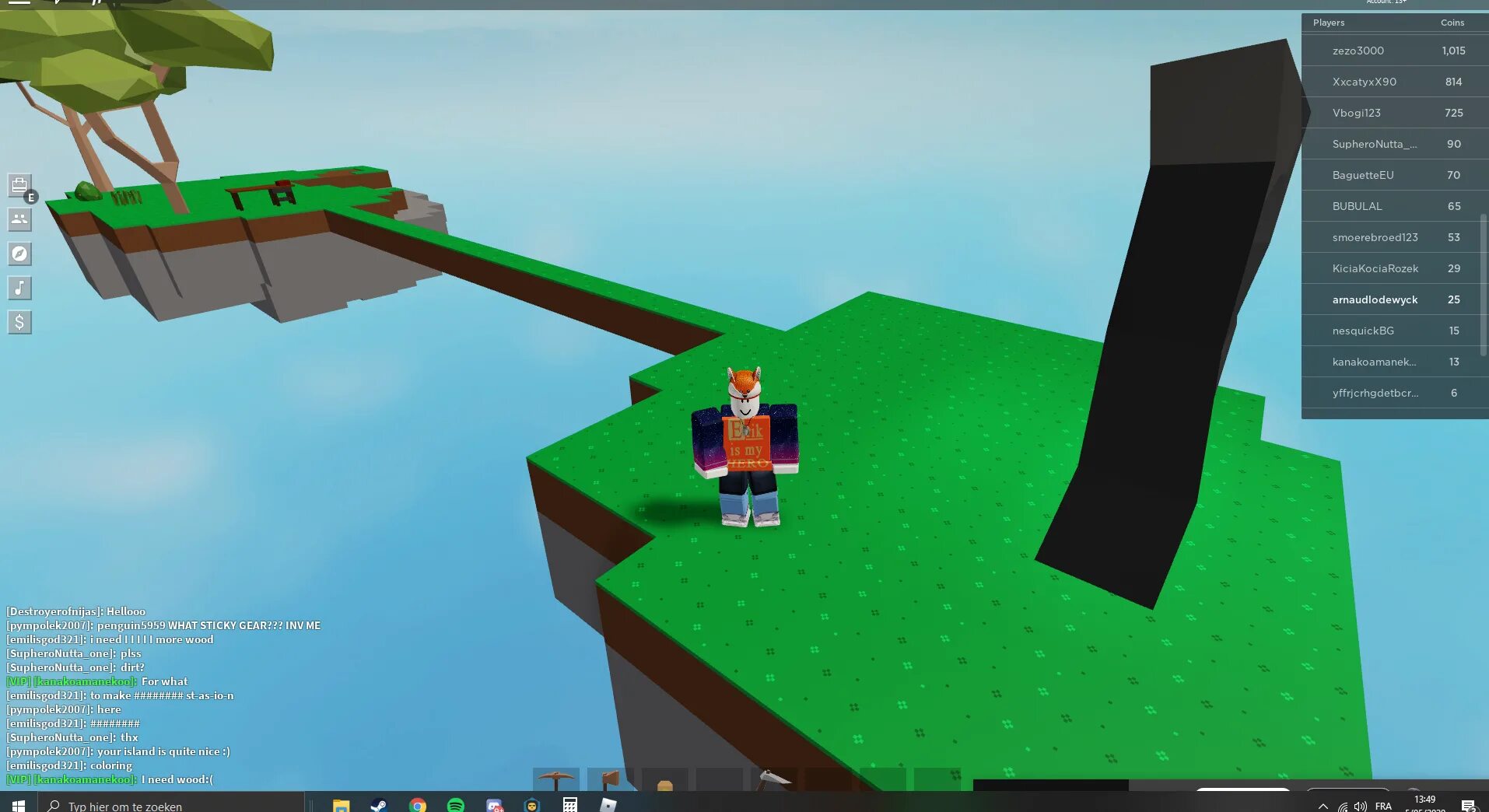 Create roblox dashboard creation