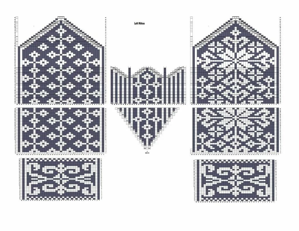 орнаменты для рукавиц. схемы варежек жаккардом. узоры для варежек. жаккардовые схемы для джурабов. жаккард для варежек.
