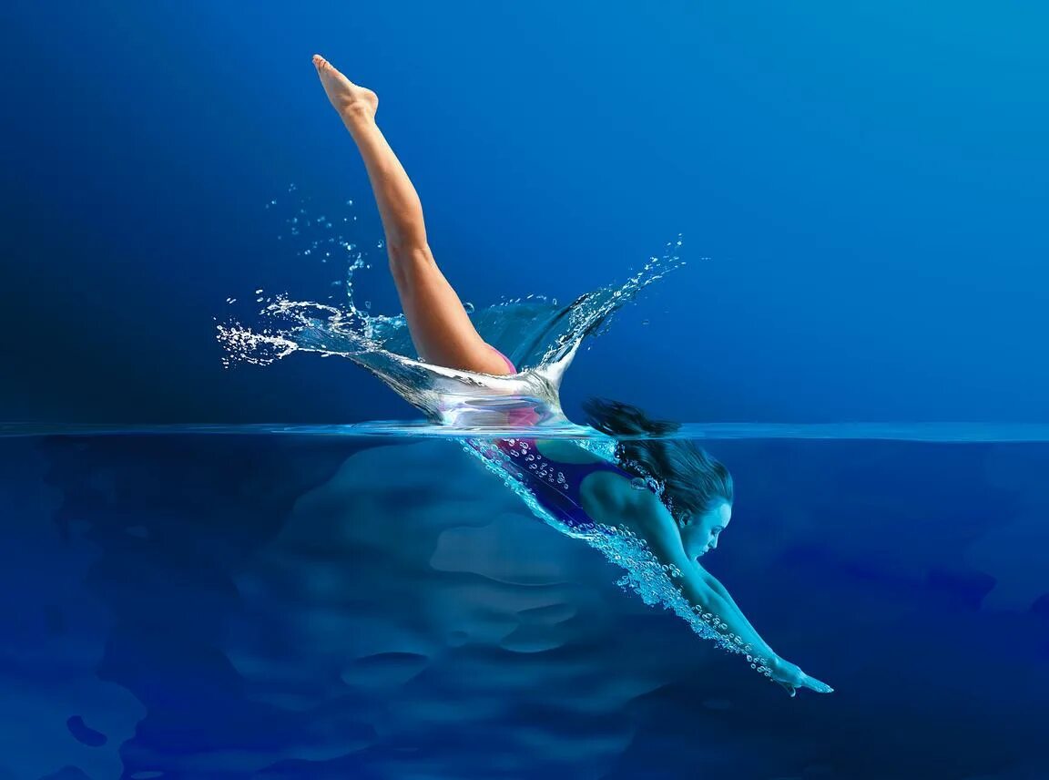 девушка прыгает в воду. нырять в море. нырять по английски. нырять рисунок. девушка ныряет в воду.