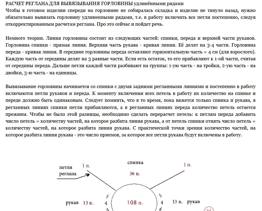 Сколько петель набирать на горловину. Расчёт петель для вязания реглана сверху спицами. Вязание Росток реглана сверху описание. Схема расчета петель для изделия реглан с мысообразной горловиной. Расчёт петель для вязания спицами реглан.