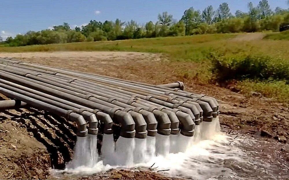 Канализация и водоснабжение Крыма. Водохранилище и трубы. Водопровод Крым.