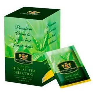 Чай зеленый Forest of Arden зеленое золото 25 пакетиков по 2г - купити за ц...