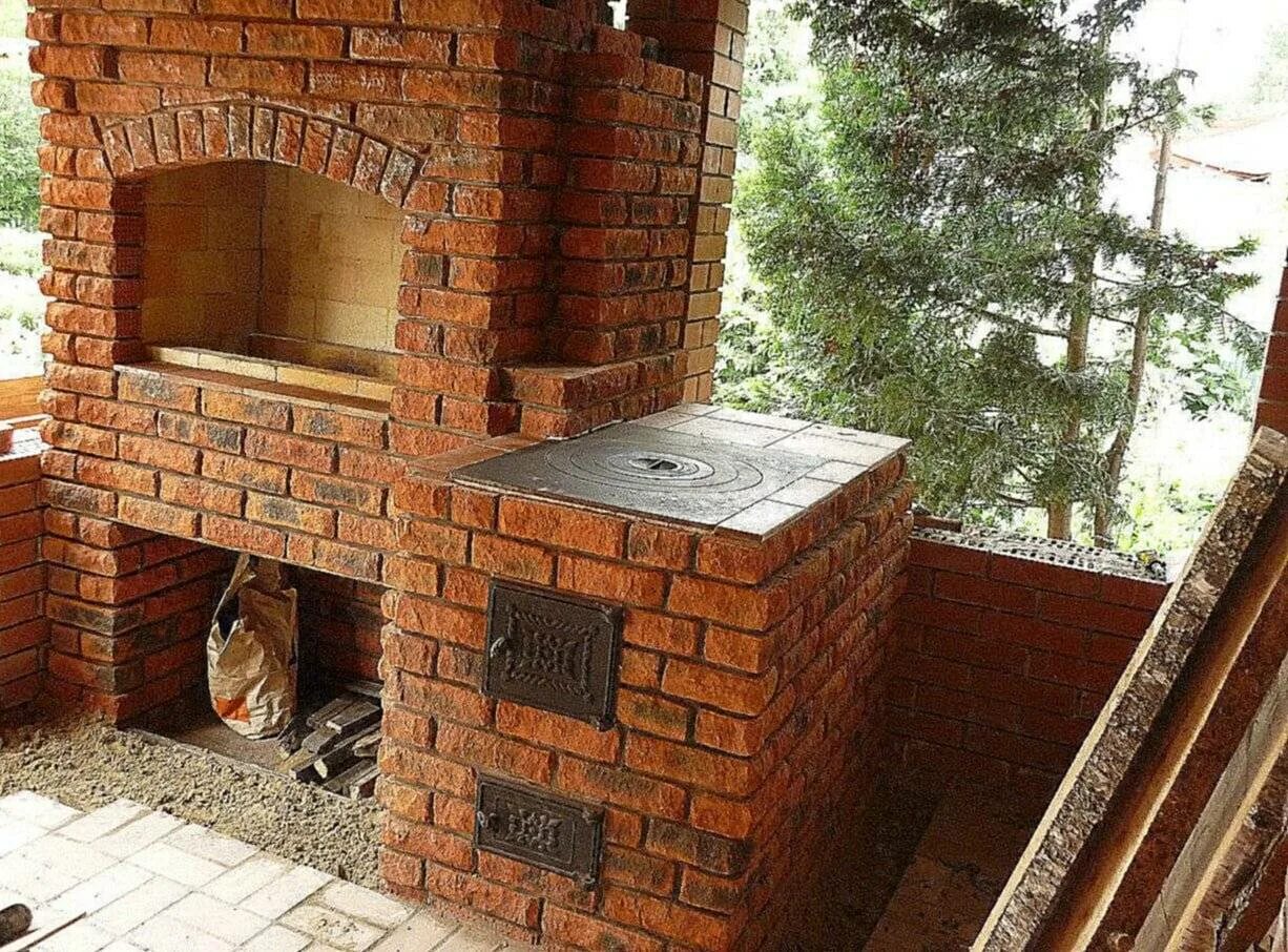 Как сделать печку на улице