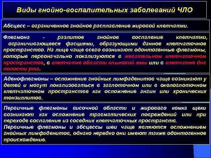 Виды воспалительных заболеваний челюстно-лицевой области.. Гнойно-воспалительные заболевания челюстно-лицевой области. Виды гнойно воспалительных заболеваний. Гнойно воспалительные заболевания ЧЛО. Развитие гнойных инфекций