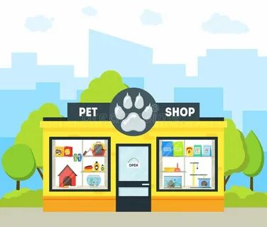 There was a pet shop there